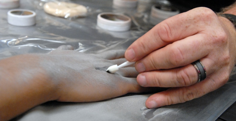 Moulage Training for Zombie Run