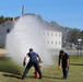 Fort McCoy firefighters flush hydrants around installation