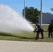 Fort McCoy firefighters flush hydrants around installation