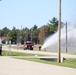 Fort McCoy firefighters flush hydrants around installation