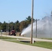Fort McCoy firefighters flush hydrants around installation