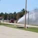 Fort McCoy firefighters flush hydrants around installation