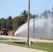 Fort McCoy firefighters flush hydrants around installation