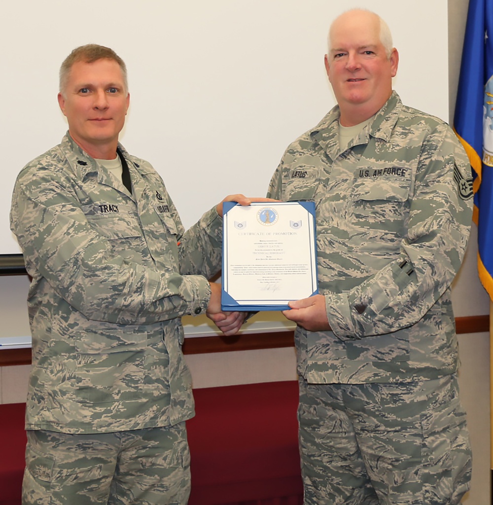 Latus Promoted to Tech Sgt