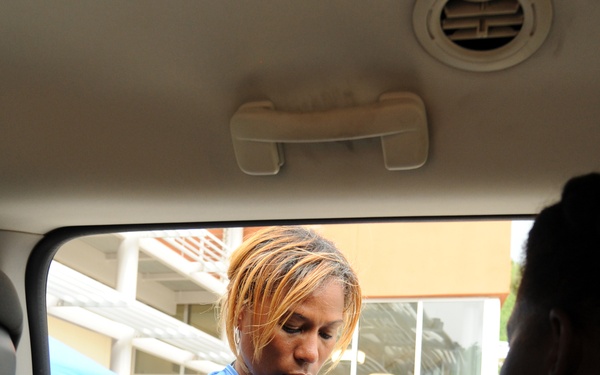 Disaster Survivor Assistance Team Members Help Register Local for FEMA Assistance