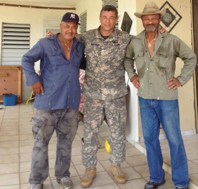 NY Army Guard pilot reunits with relatives during Puerto Rico aid mission