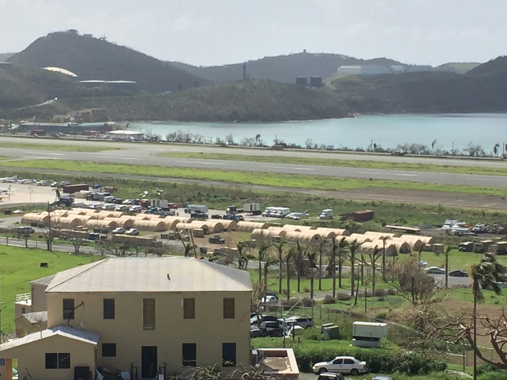 200th RED HORSE Squadron in the Virgin Islands to support hurricane relief efforts