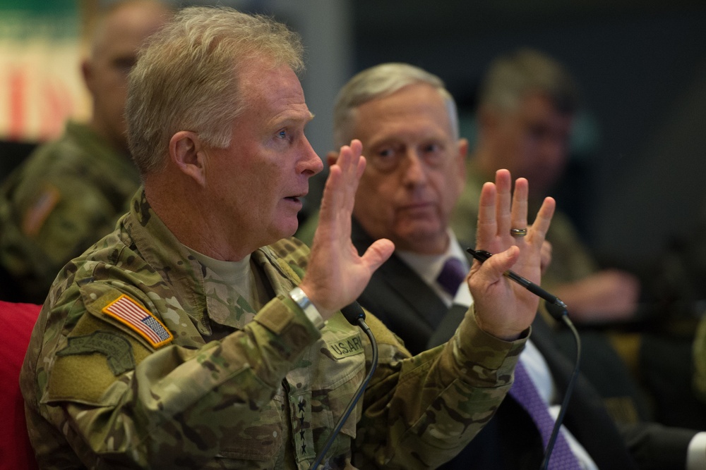 Secretary of Defense visits USSOCOM