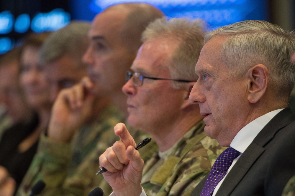 Secretary of Defense visits USSOCOM