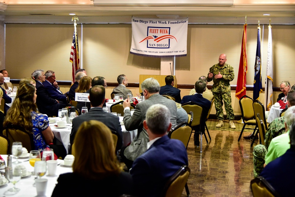 US 3rd Fleet Commander Speaks at SDMAC Breakfast