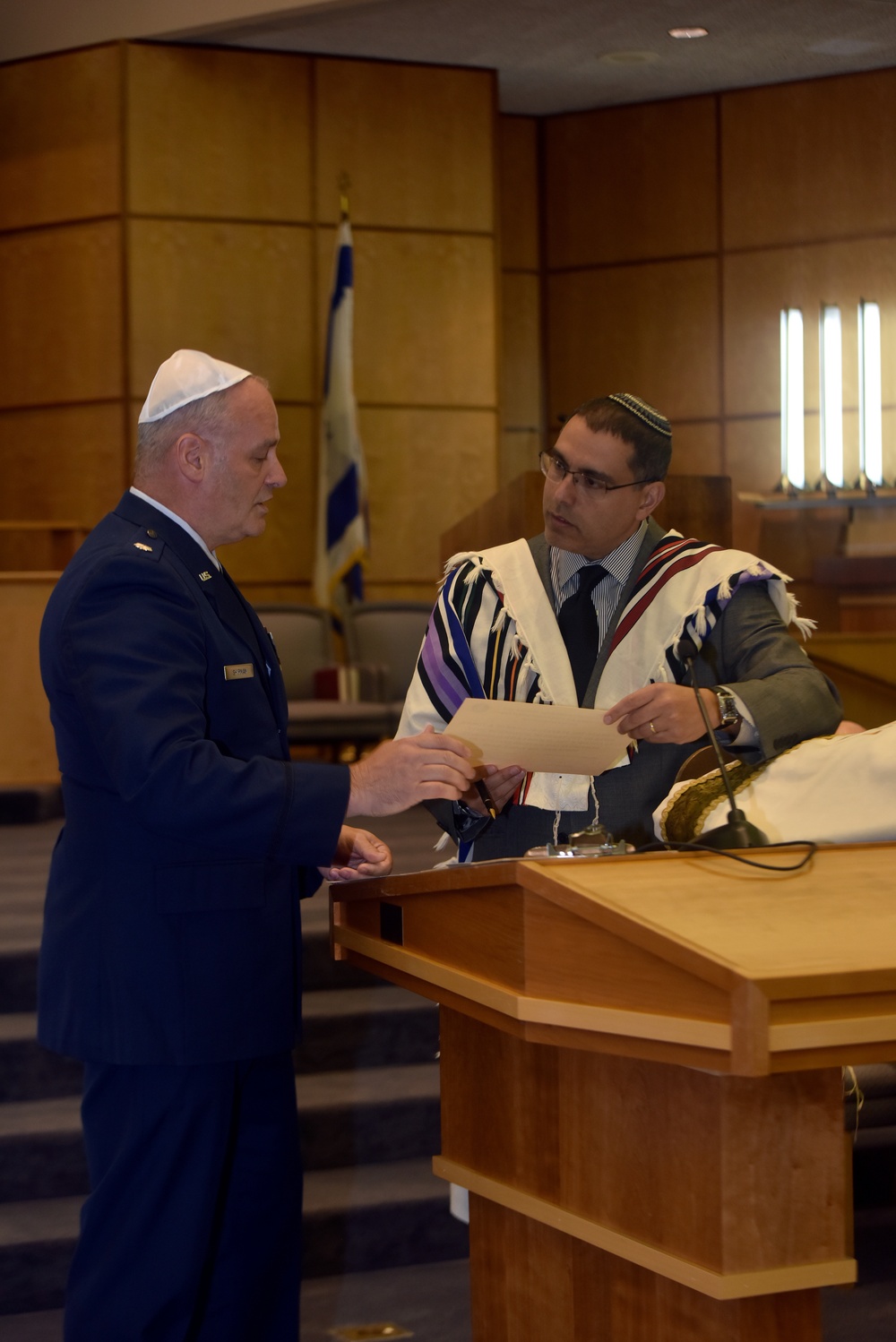 A gift from the Jewish community to Whiteman AFB