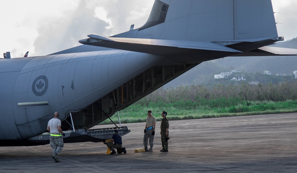 Canadian Military delivers 29,000 MRE's to FEMA