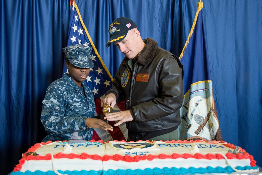 Stennis Commemorates the U.S. Navy's 242nd Birthday