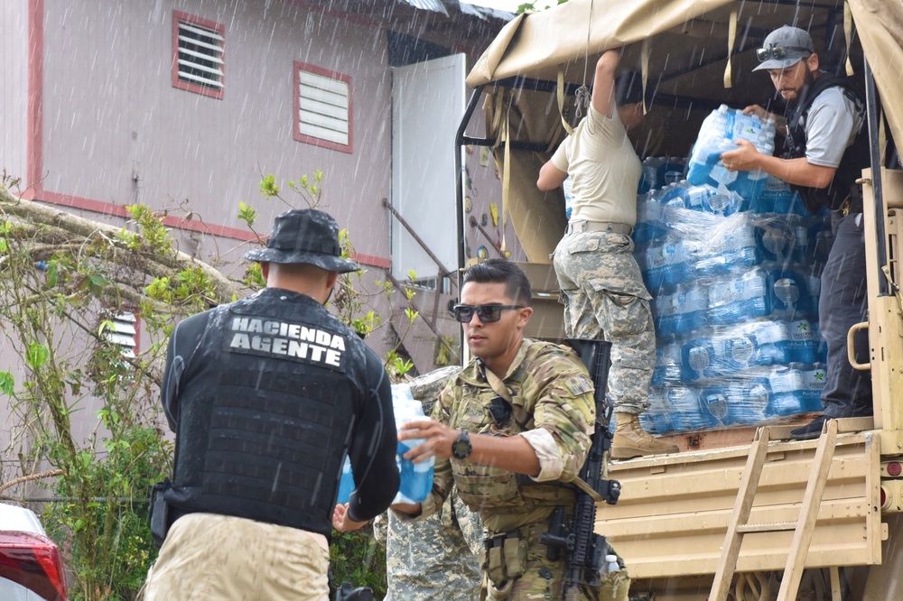 Hurricane Maria relief in Utuado, Puerto Rico