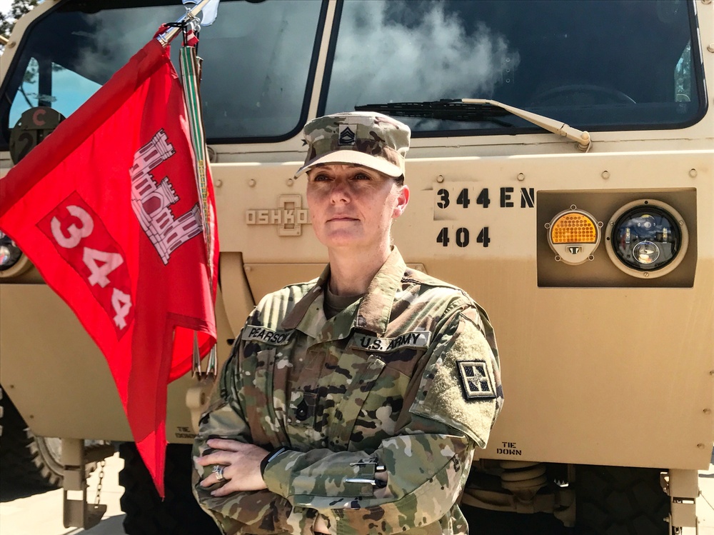 First female U.S. Army Reserve staff noncommissioned officer to graduate from Combat Engineer Reclassification School