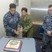 Frank Cable Cake Cutting for Navy's 242nd Birthday