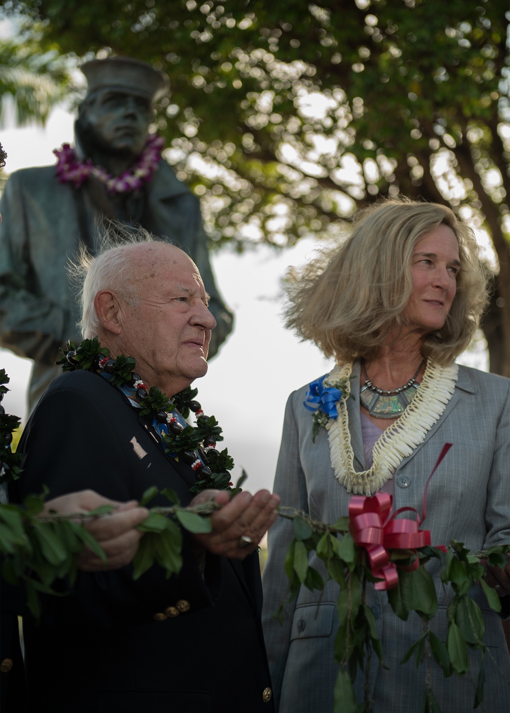 Lone Sailor Statue Dedicated at the Pearl Harbor Visitor Center