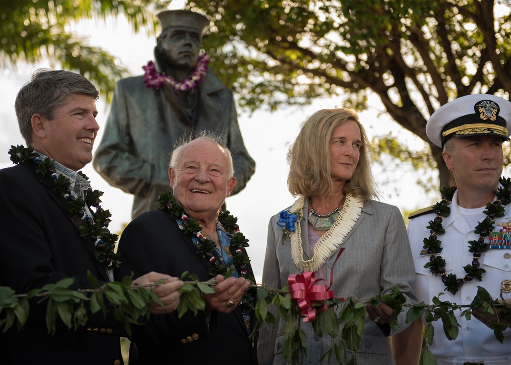 Lone Sailor Statue Dedicated at the Pearl Harbor Visitor Center