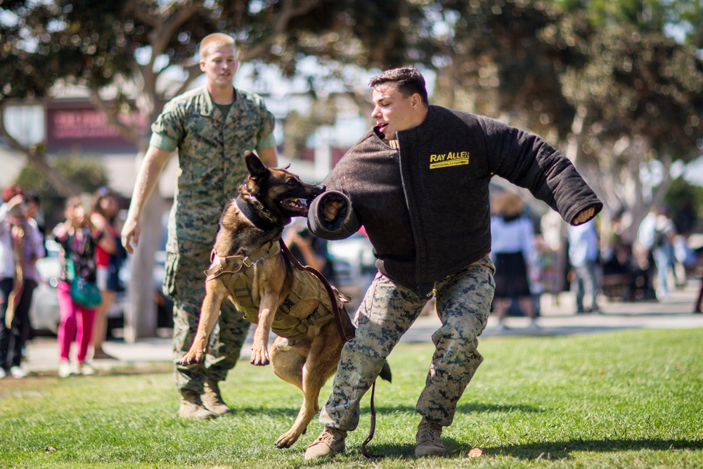 Marines visit San Diego