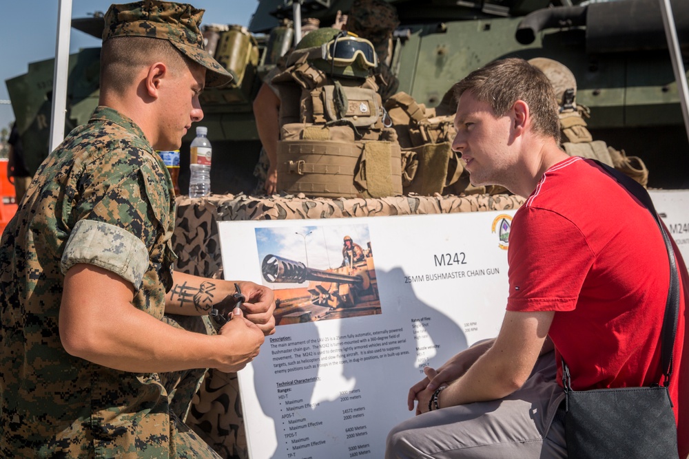 Marines visit San Diego