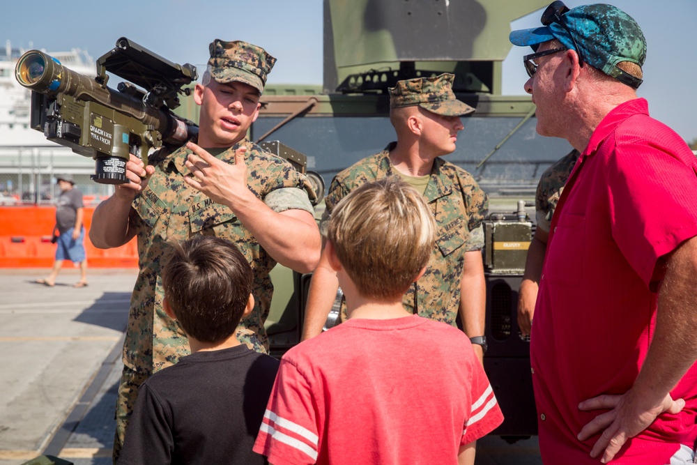 Marines visit San Diego