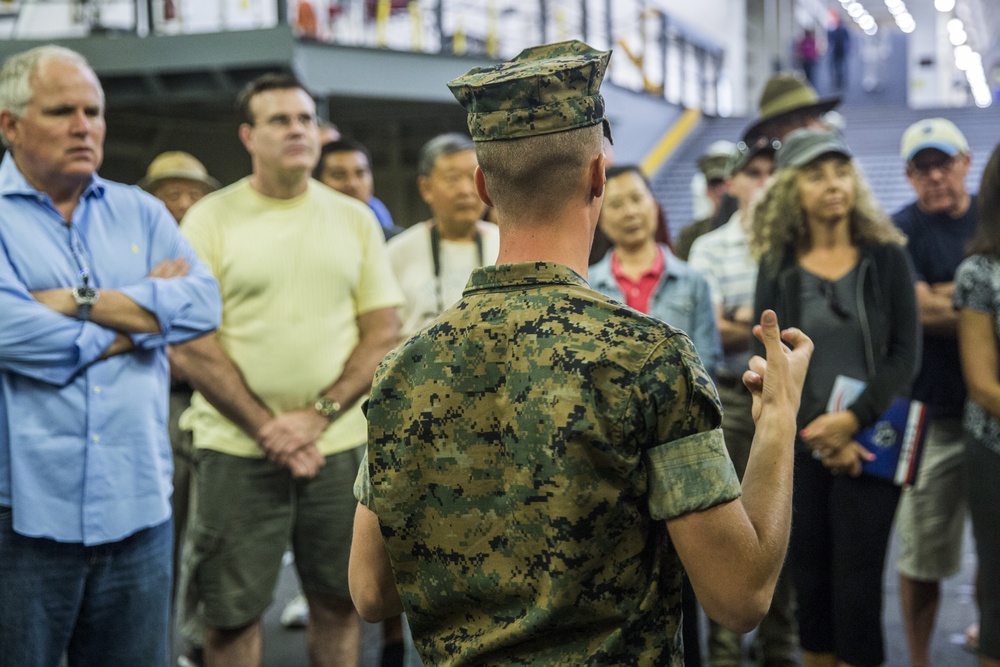 Marines visit San Diego