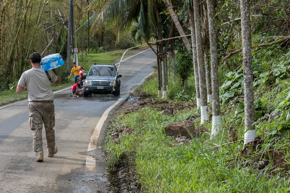 PRANG Members Volunteer in Hurricane Maria Relief Efforts