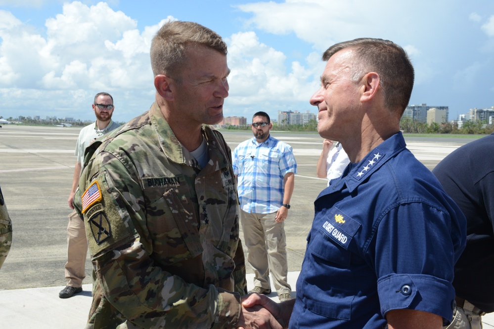 Coast Guard Commandant Visits Puerto Rico