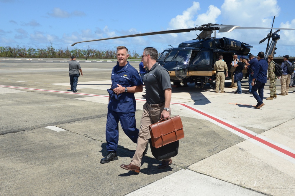 Coast Guard Commandant Visits Puerto Rico