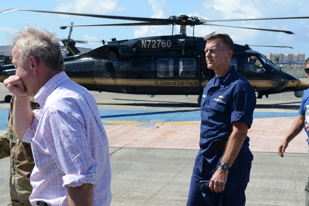 Coast Guard Commandant Visits Puerto Rico