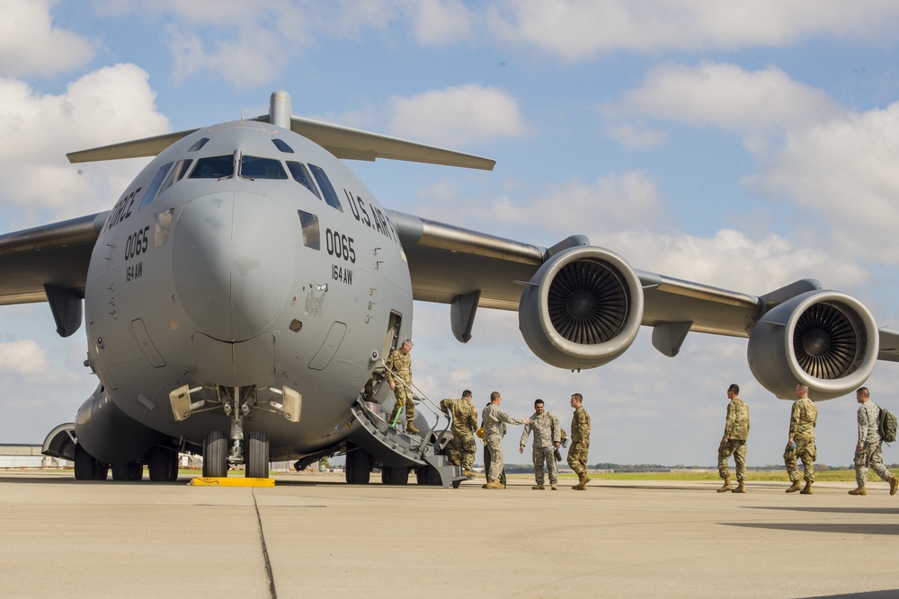 Air National Guard transports Army equipment to Puerto Rico