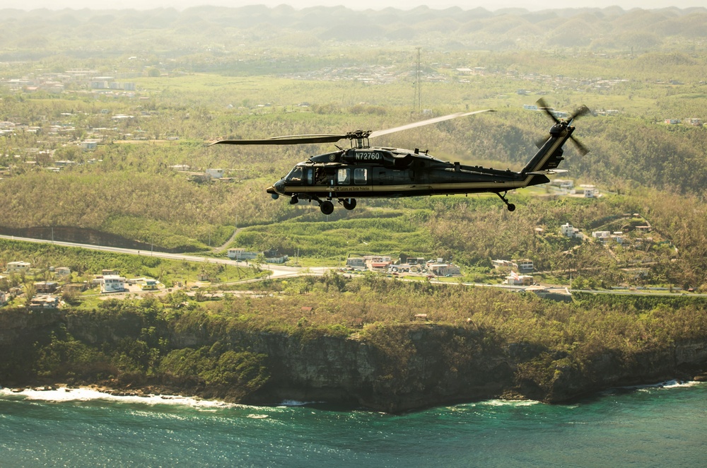 Speaker Ryan surveys Maria's wrath in Puerto Rico on CBP Black Hawk flight