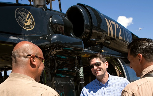 Speaker Ryan surveys Maria's wrath in Puerto Rico on CBP Black Hawk flight