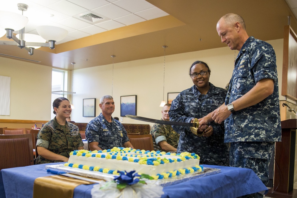 242nd Navy Birthday Cake Cutting