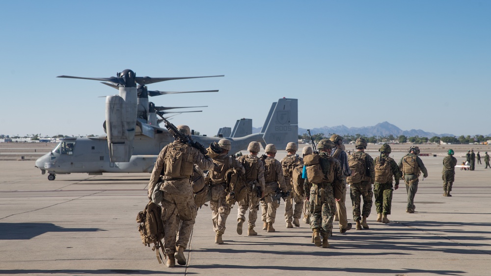 U.S. Marines Conduct Assault Support Tactics During WTI 1-18