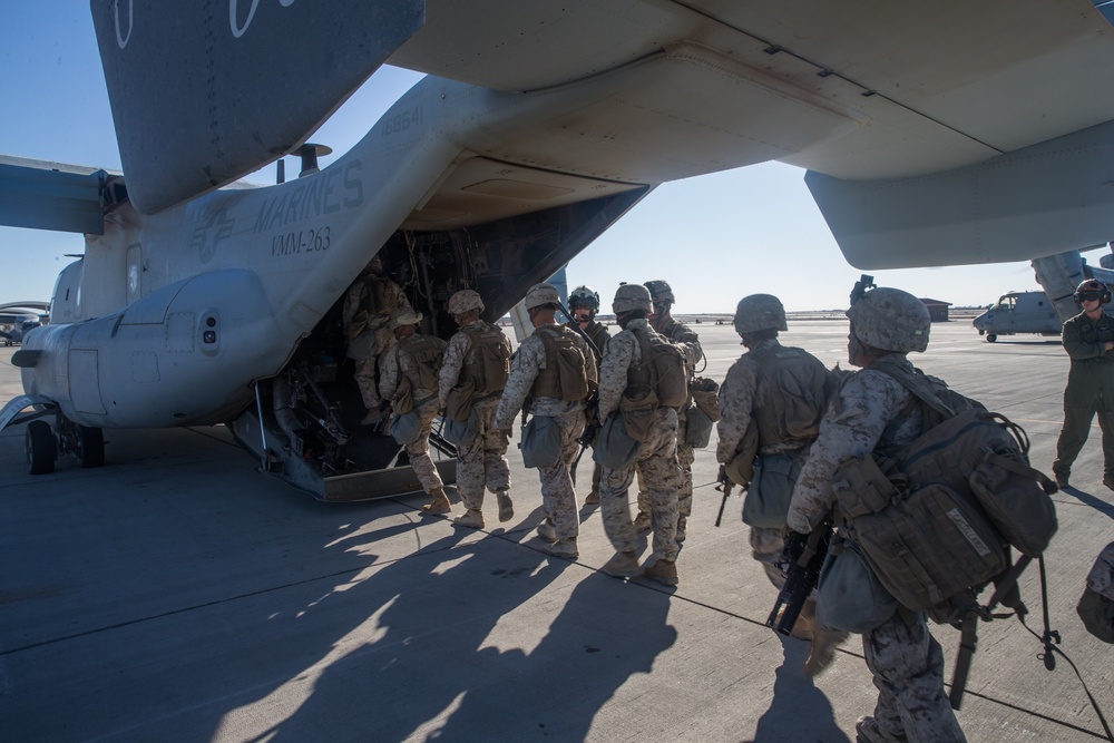 U.S. Marines Conduct Assault Support Tactics During WTI 1-18