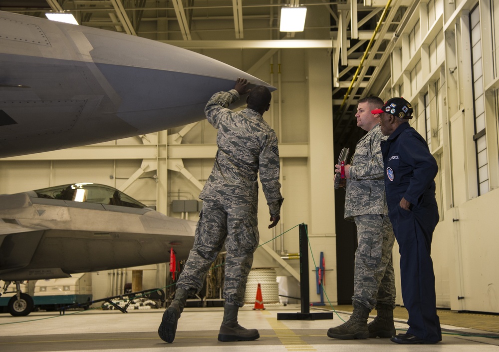 Tuskegee, JBER Airman perform historic F-22 inspection