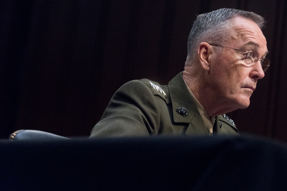 CJCS testifies at Senate reconfirmination hearing