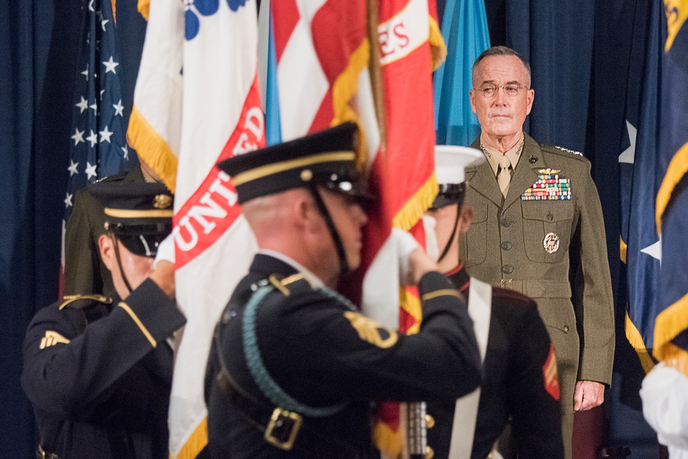CJCS presides over National Defense University Change of Responsibility