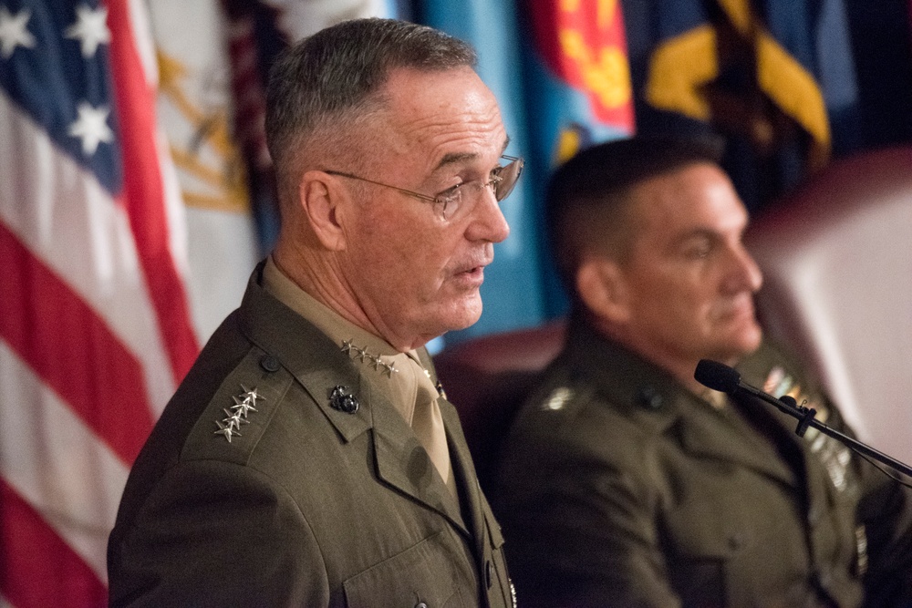 CJCS presides over National Defense University Change of Responsibility