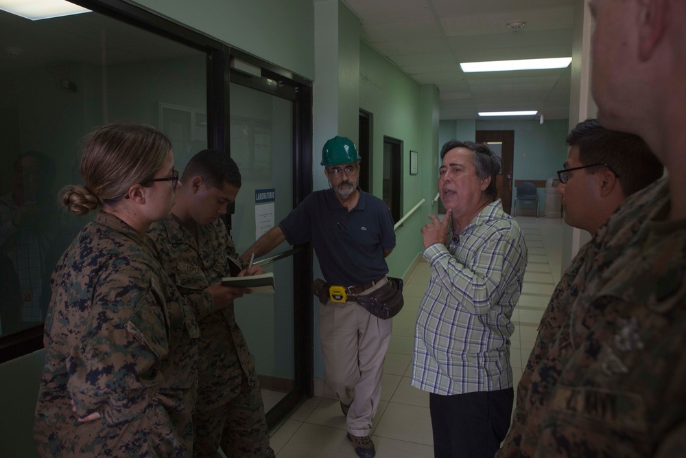 26th MEU Marines, Sailors reassess hospitals, distribution centers in Puerto Rico