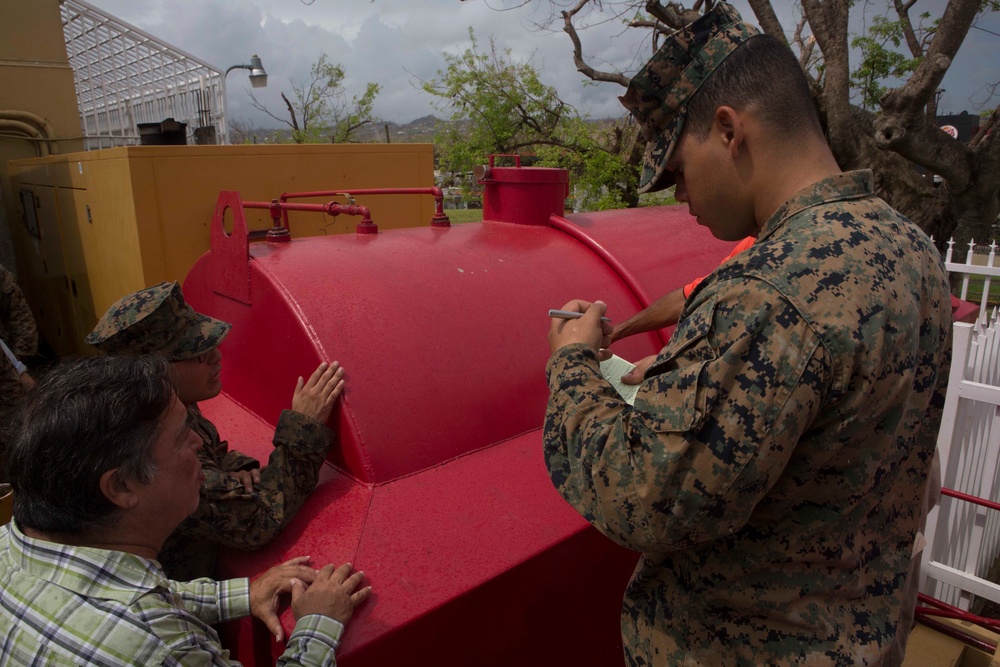26th MEU Marines, Sailors reassess hospitals, distribution centers in Puerto Rico
