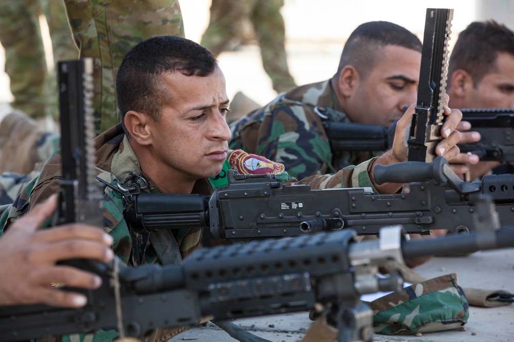 Iraqi Security Forces Train on M249