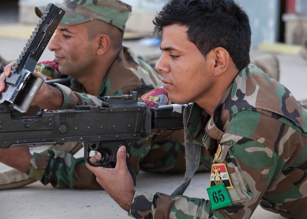 Iraqi Security Forces Train on M249