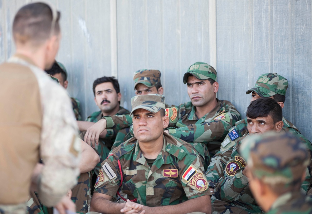 Iraqi Security Forces Train on M249