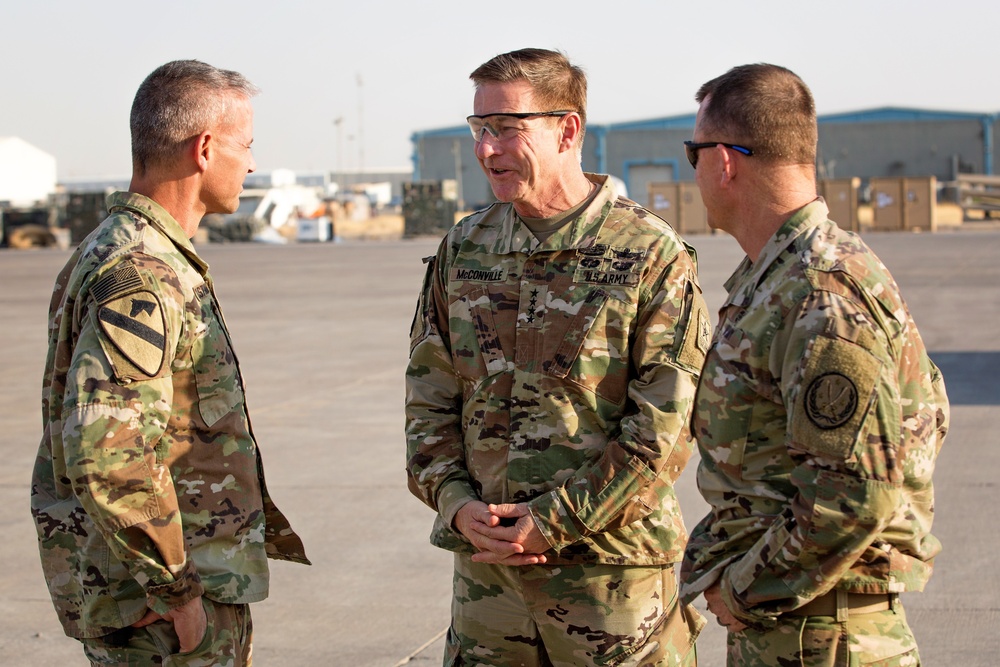 U.S. Army Gen. James C. McConville visits Erbil, Iraq