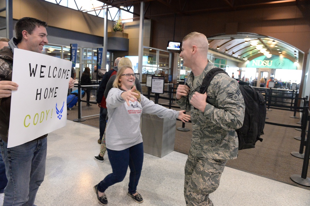 119th Wing members return from southwest Asia deployment