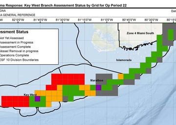 NOAA chart - Florida Keys - Oct. 15