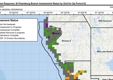 NOAA chart - St. Petersburg - Oct. 15