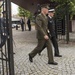 CJCS and Admiral Haakon Bruun-Hanssen, Norwegian Chief of Defence inspect Norwegian Honor Guard